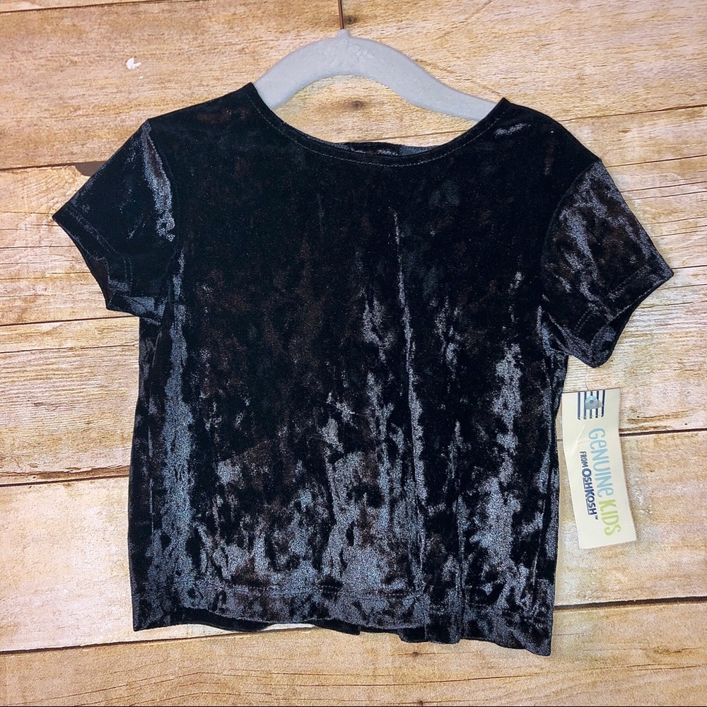 Genuine Kids black polyester blouse